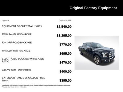 2015 Ford F-150 Platinum