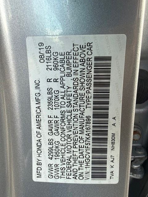 2019 Honda Accord EX-L
