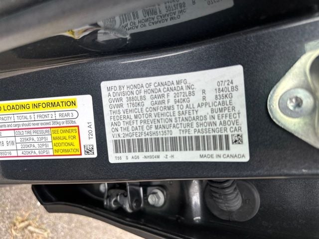 2025 Honda Civic Sport