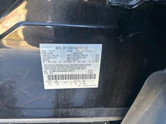 2022 Lincoln Nautilus Reserve