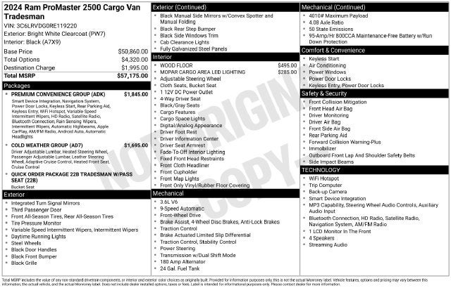 2024 RAM ProMaster 2500 High Roof