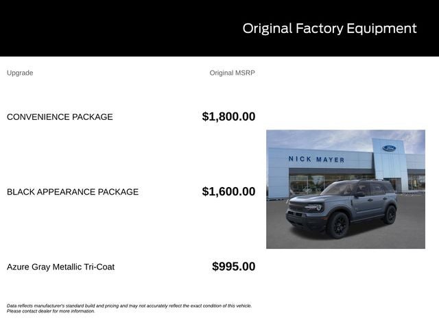 2026 Ford Bronco Sport Big Bend IN-TRANSIT