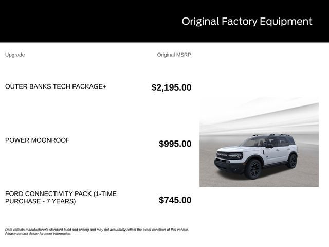 2026 Ford Bronco Sport Outer Banks IN-TRANSIT