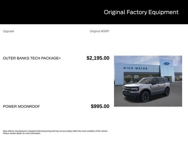 2026 Ford Bronco Sport Outer Banks IN-TRANSIT