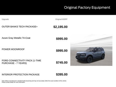 2026 Ford Bronco Sport Outer Banks IN-TRANSIT