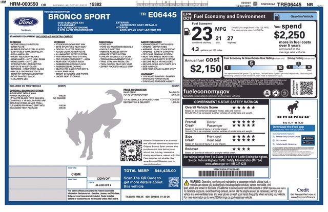 2026 Ford Bronco Sport Badlands IN-TRANSIT