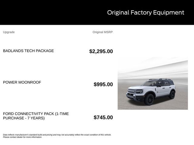 2026 Ford Bronco Sport Badlands IN-TRANSIT