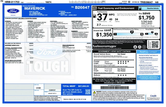 2026 Ford Maverick XLT