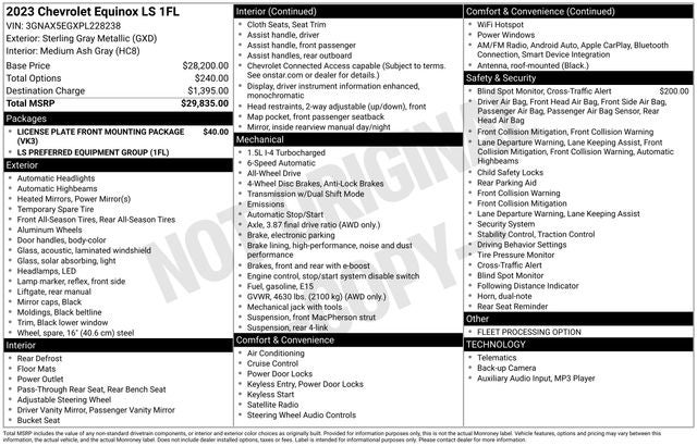 2023 Chevrolet Equinox LS