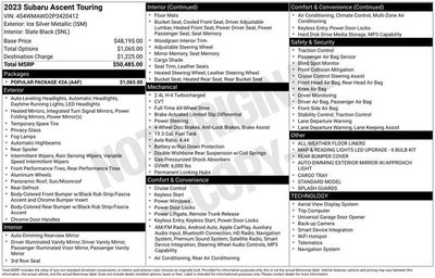 2023 Subaru Ascent Touring