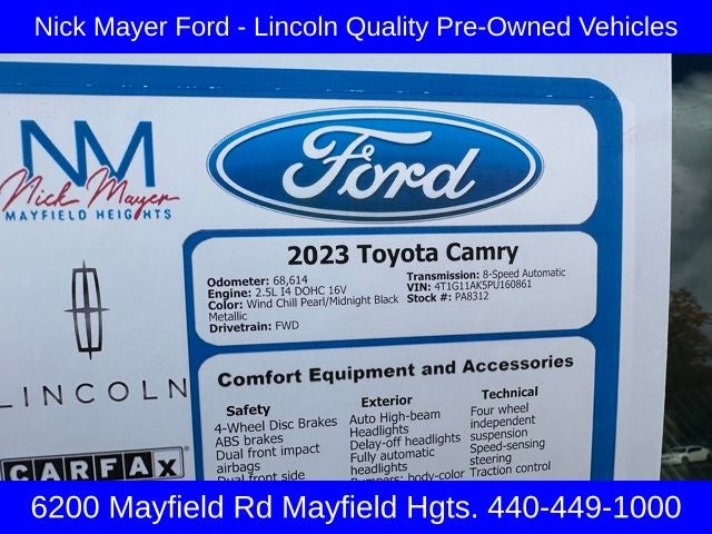 2023 Toyota Camry SE