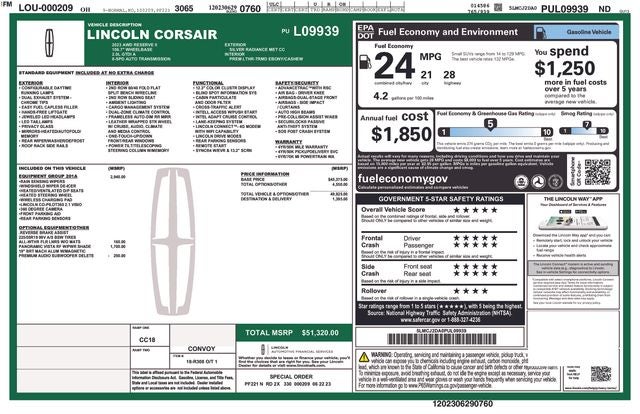 2023 Lincoln Corsair Reserve
