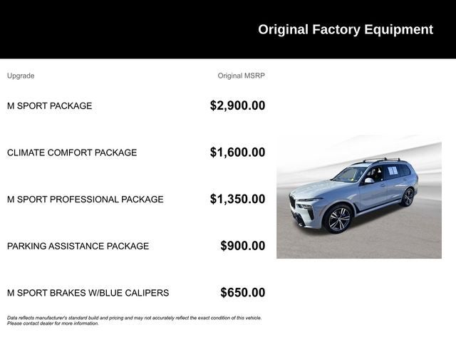 2024 BMW X7 xDrive40i
