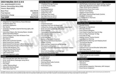 2023 Mazda Mazda CX-5 2.5 S