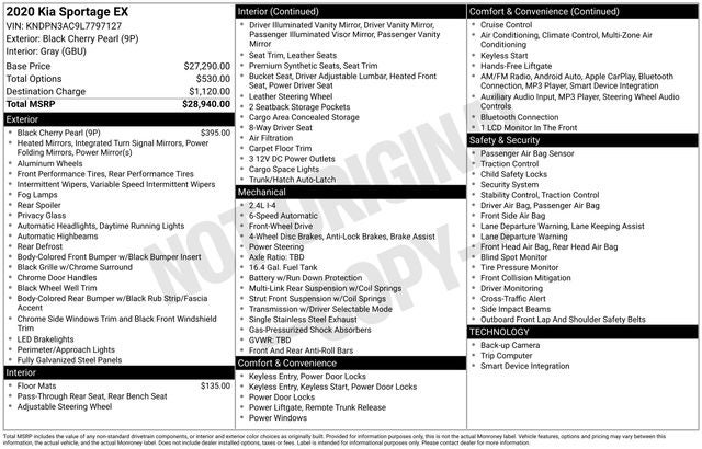2020 Kia Sportage EX