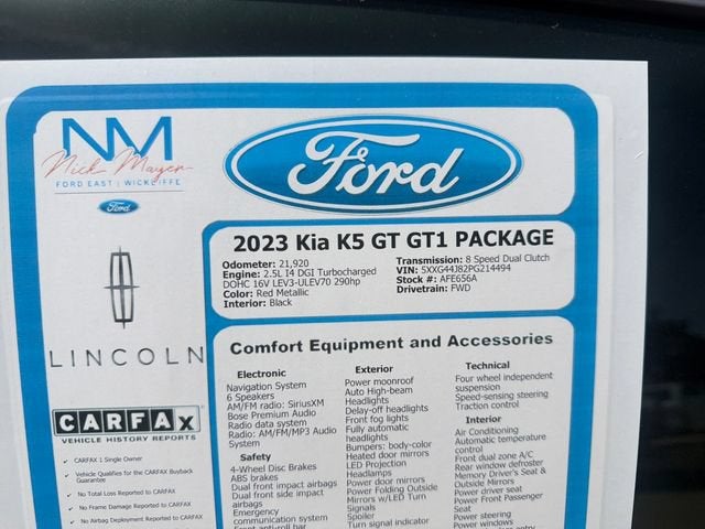 2023 Kia K5 GT