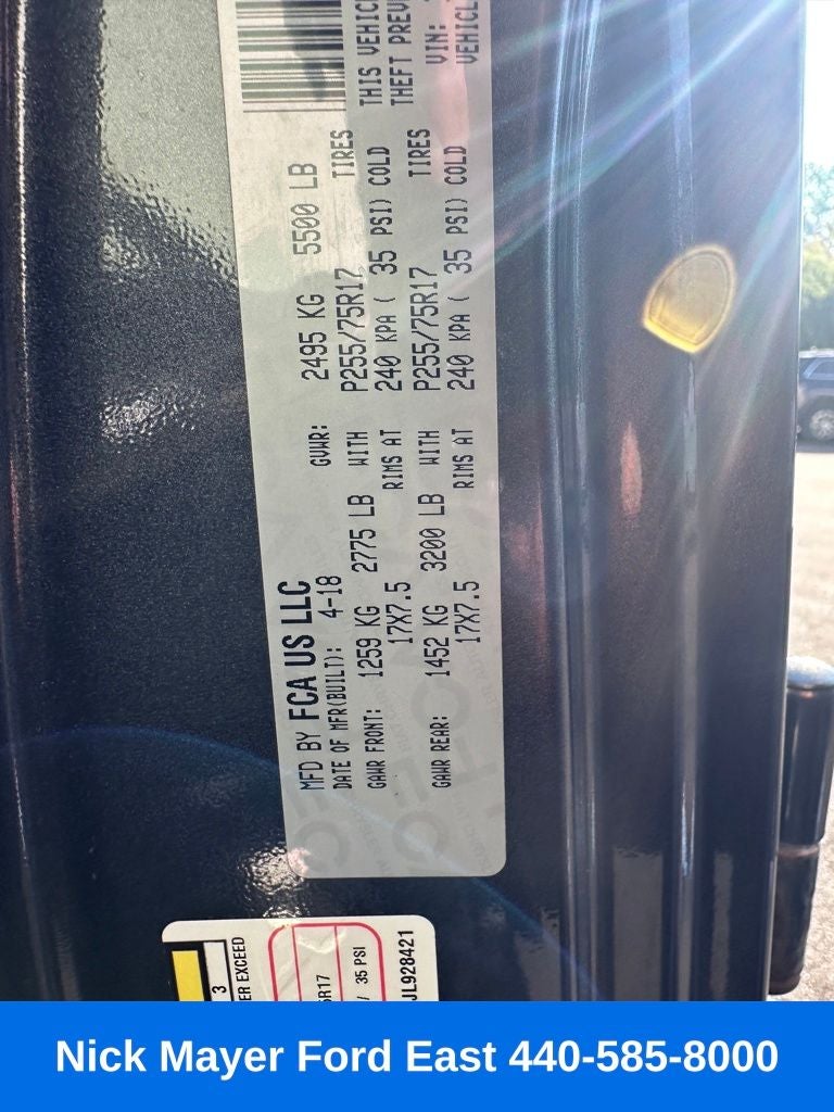 2018 Jeep Wrangler JK Unlimited Sport