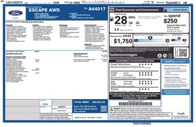 2026 Ford Escape Active