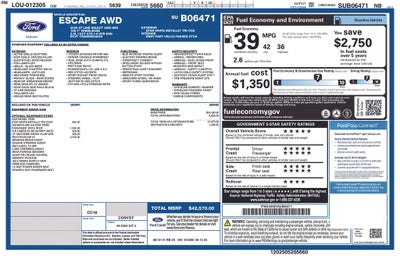 2025 Ford Escape Hybrid ST-Line Select