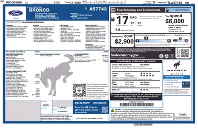 2026 Ford Bronco Badlands