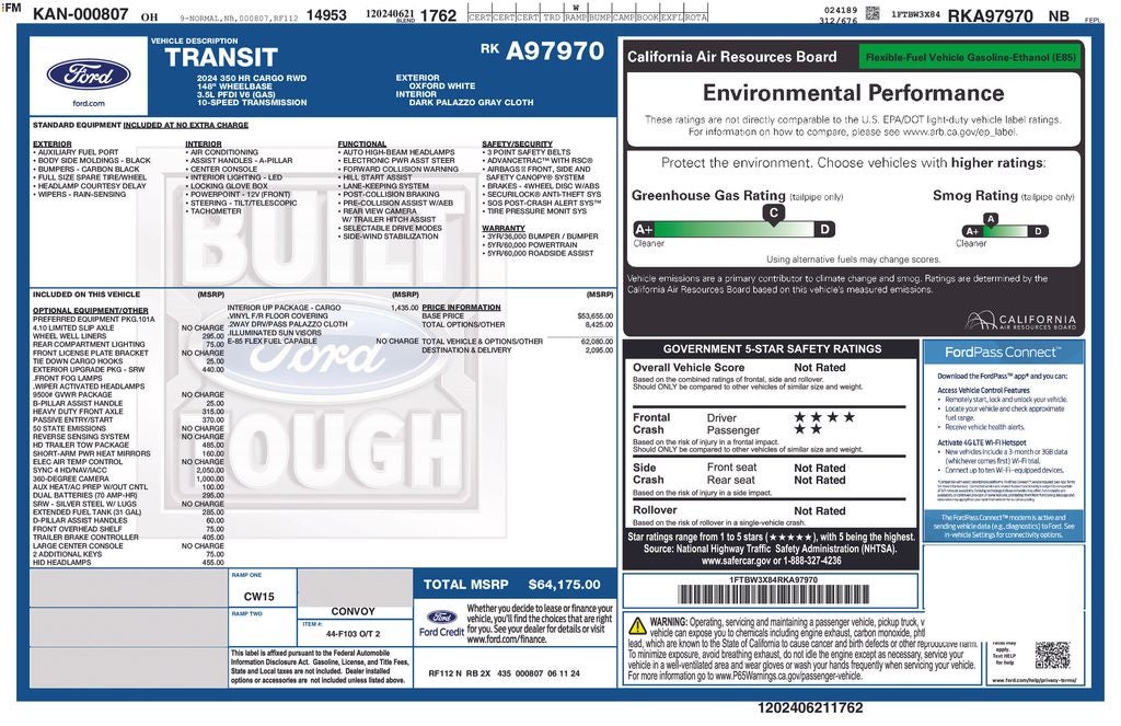 2024 Ford Transit-350 Base
