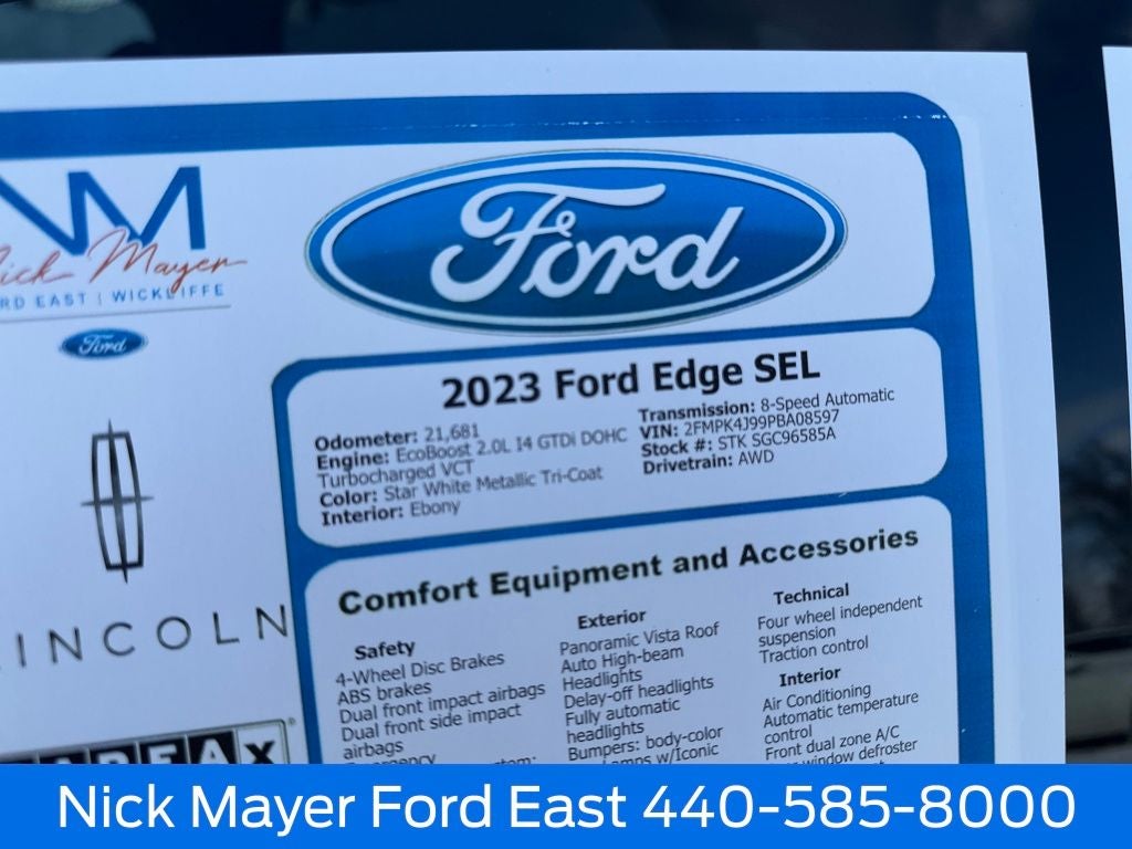 2023 Ford Edge SEL