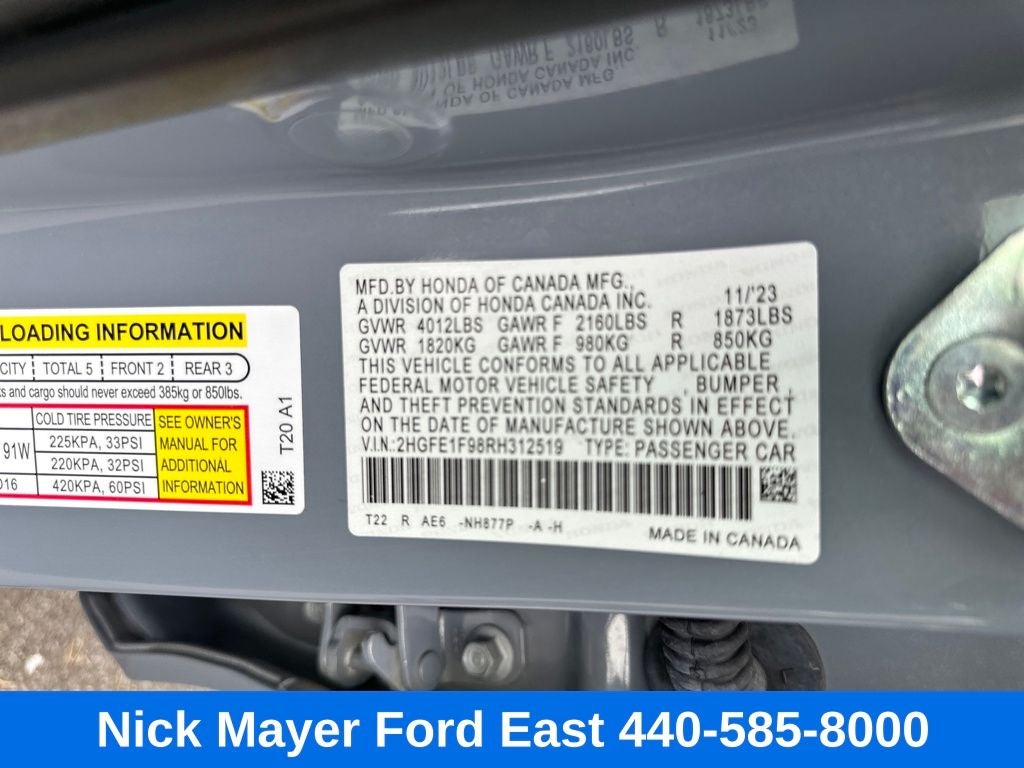 2024 Honda Civic Touring