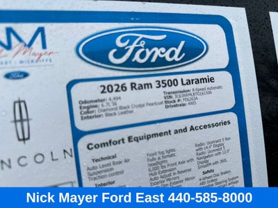 2026 RAM 3500 Laramie