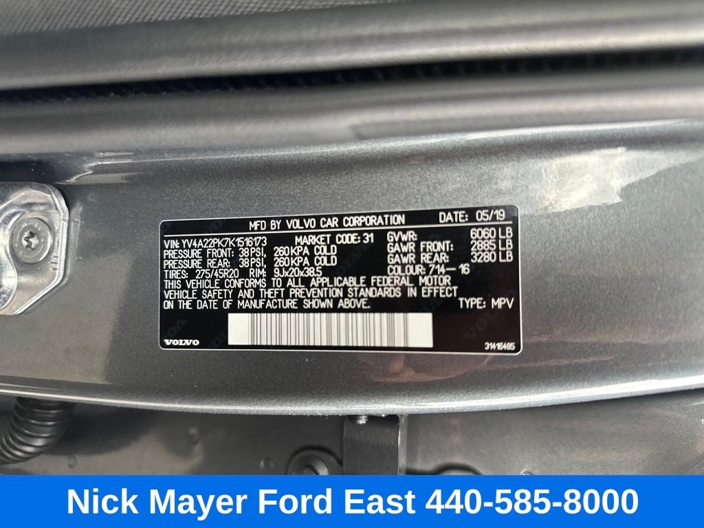 2019 Volvo XC90 T6 Momentum