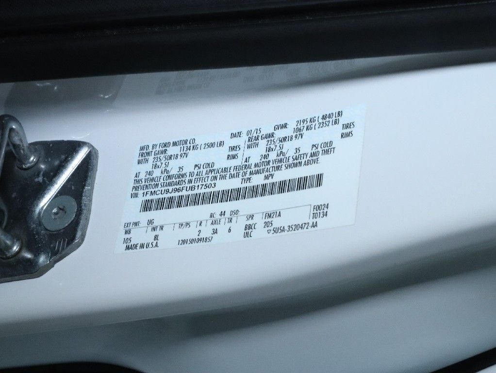 2015 Ford Escape Titanium