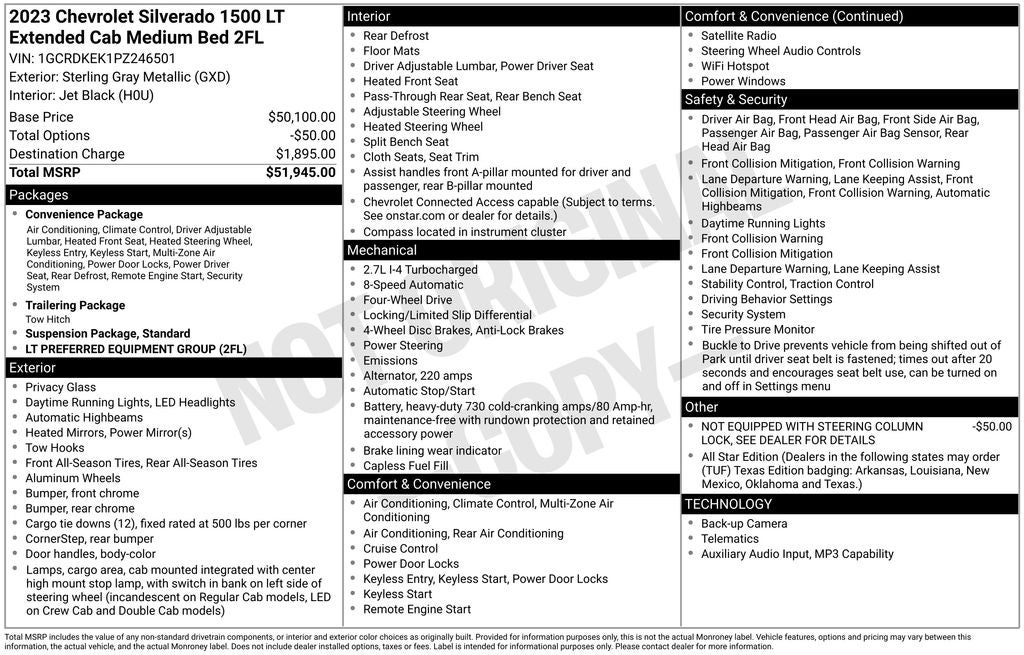 2023 Chevrolet Silverado 1500 LT