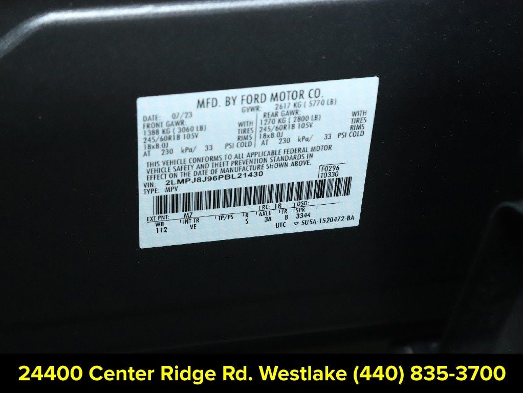 2023 Lincoln Nautilus Standard