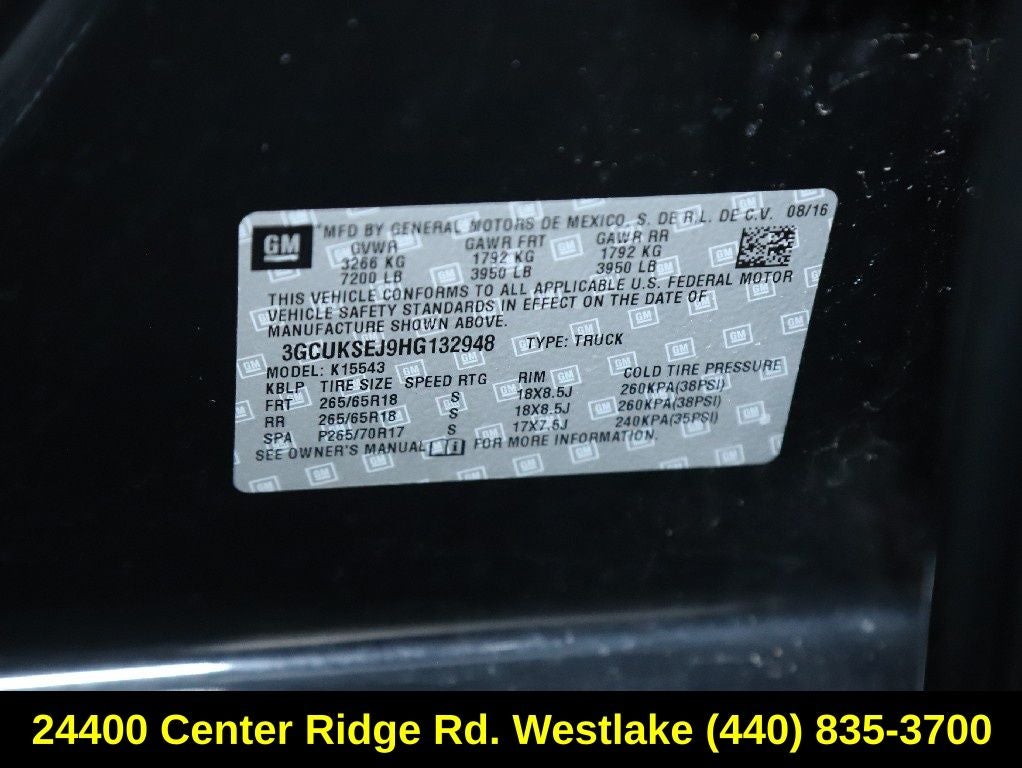 2017 Chevrolet Silverado 1500 LTZ 2LZ