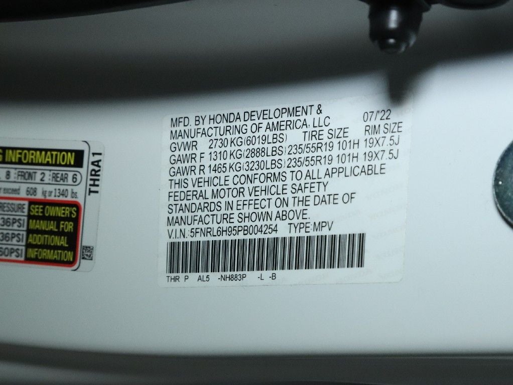 2023 Honda Odyssey Elite