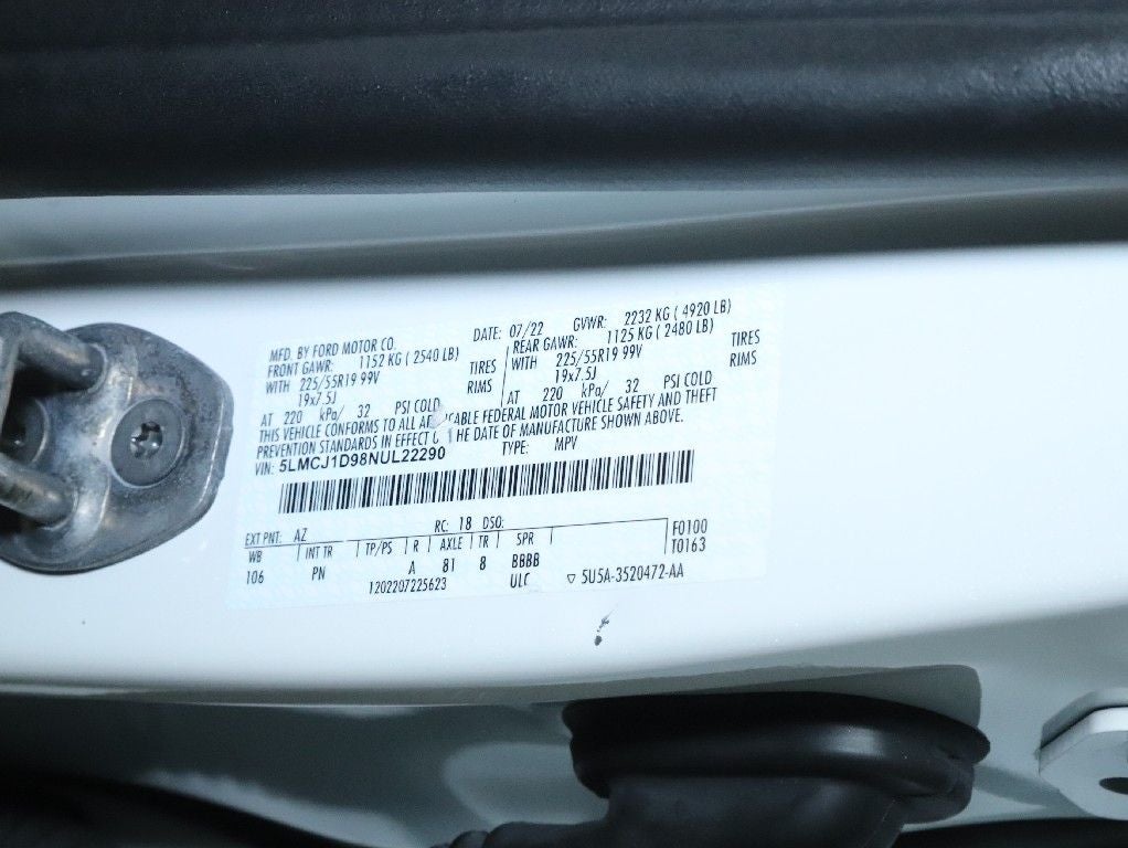 2022 Lincoln Corsair Standard