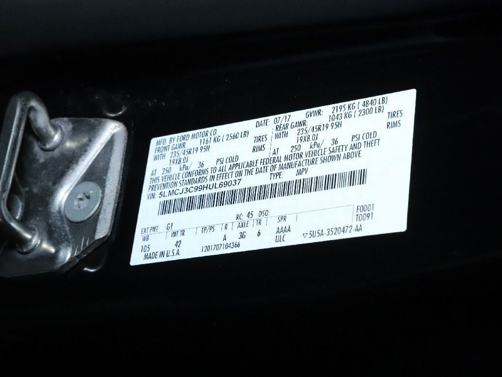 2017 Lincoln MKC Reserve