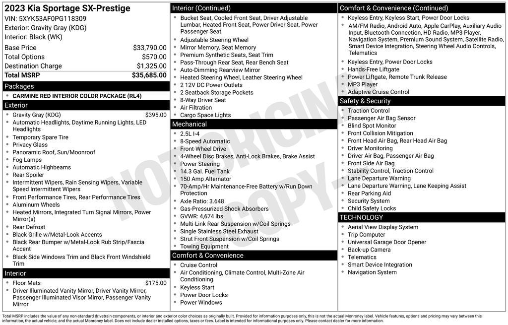 2023 Kia Sportage SX-Prestige