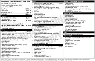 2026 BMW 5 Series 530i xDrive