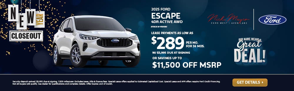 Nick Mayer Ford Ford West