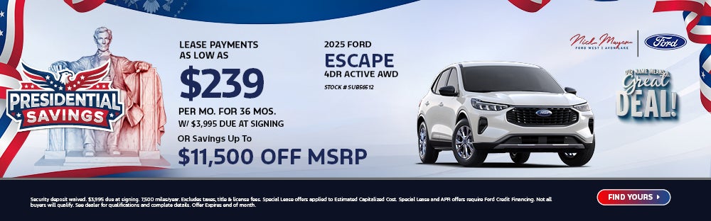 2025 Ford Escape 4DR Active AWD