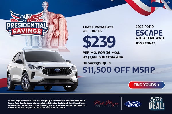 2025 Ford Escape 4DR Active AWD