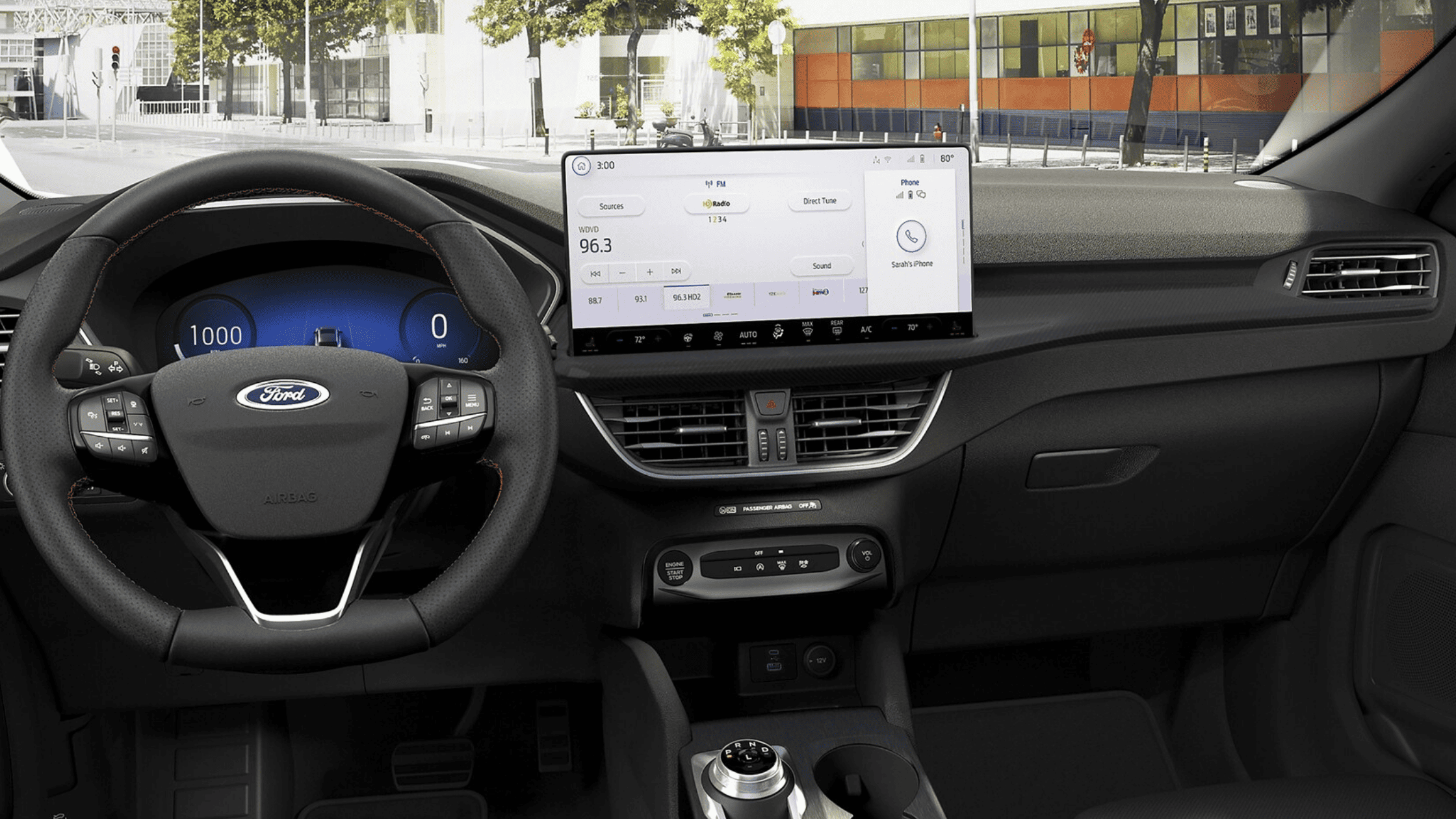 Inside the 2025 Ford Escape®, featuring a contemporary dashboard and roomy seating, displayed in Cleveland, OH.