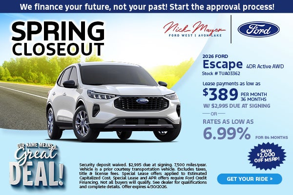 2026 Ford Escape 