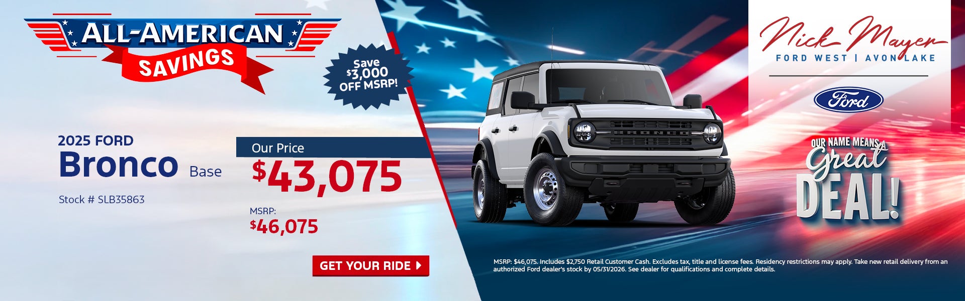 2025 Bronco base