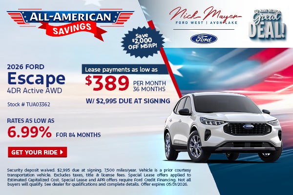 2026 Ford Escape 