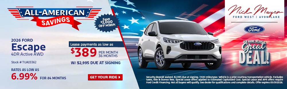 Nick Mayer Ford Ford West
