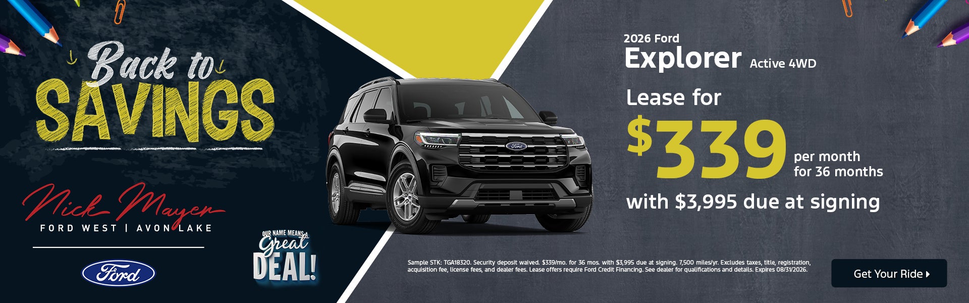 2026 Ford Explorer Active 4WD