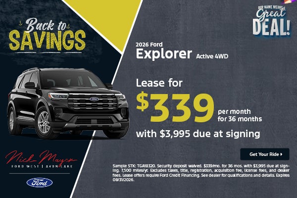2026 Ford Explorer Active 4WD