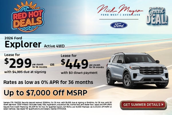 2026 Ford Explorer Active