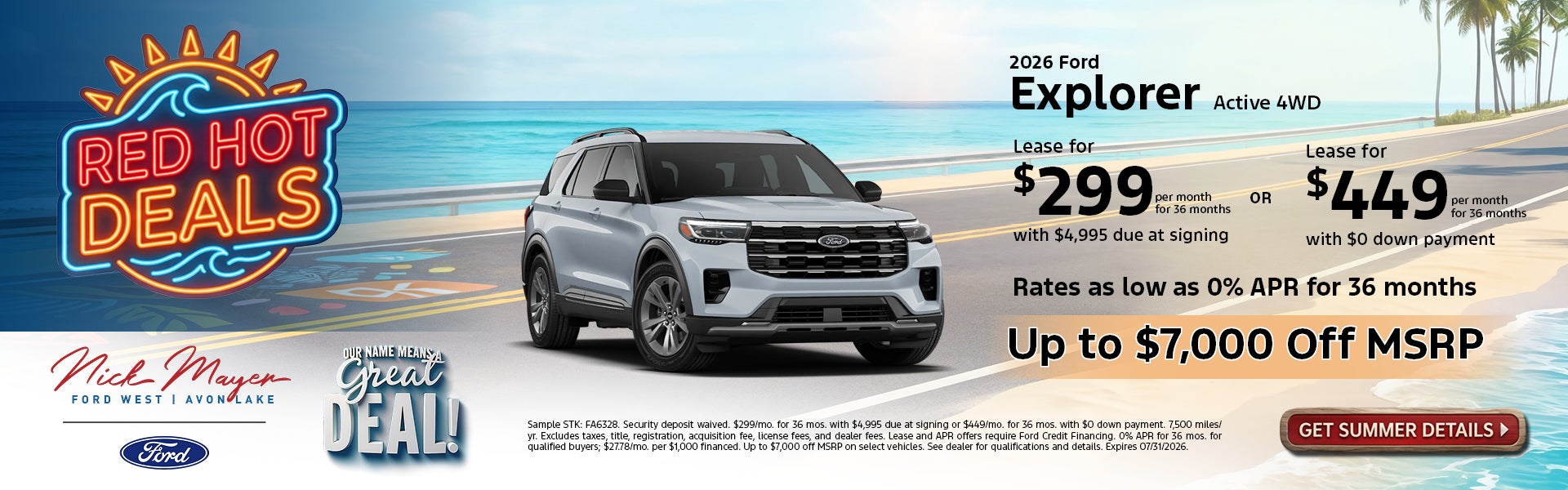 2026 Ford Explorer Active